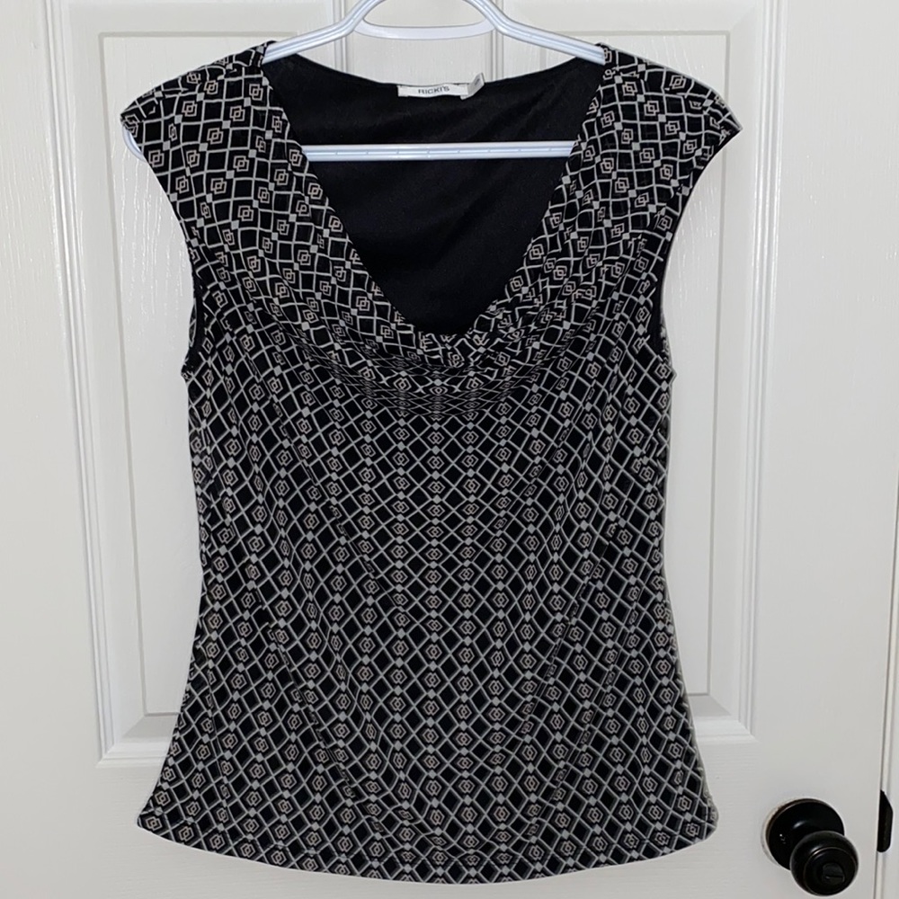 Ricki’s | Woman’s Sleeveless Blouse w/Cowl Neck - Size Small